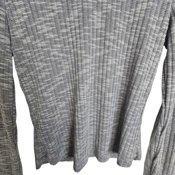 Free People Intimately Women Sheer Ribbed Crewneck Size S Minimalist Clean Girl - Picture 3 of 8